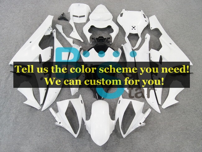 custom fairing kits fit for Yamaha YZF 600 R6 2006-2007 (image for) custom fairing kits fit for Yamaha YZF 600 R6 2006-2007